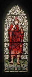 Wilden, Todos os Santos, Morris & Co., Edward Burne-Jones, John Henry Dearle (1859-1932), O Bom Pastor, 1902-1914, Louisa, Alfred, Os Baldwins, Primeiro Ministro, Metodista, Worcestershire, Artes e Artesanato
