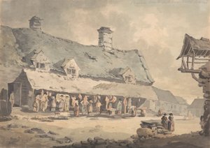Mercado de Corwen, País de Gales do Norte de Edward Dayes