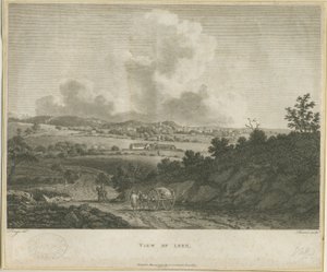 Leek Town: gravura, nº [c 1795] de Edward Dayes