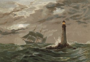 Luar, farol eddystone de Edward Duncan