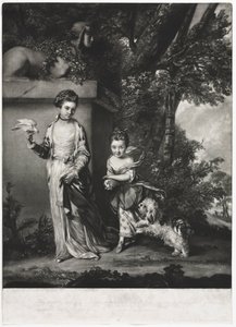As senhoras Amabel e Mary Jemima Yorke, c. 1761. de Edward Fisher
