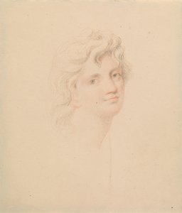 Estudo da Cabeça Feminina de Edward Francis Burney