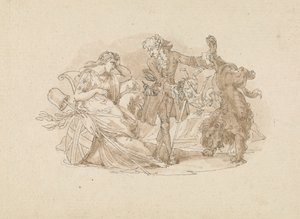 Cena teatral de Edward Francis Burney