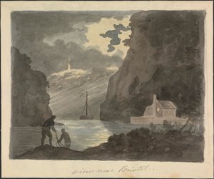 Vista perto de Bristol de Edward Francis Burney