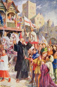 A Cruzada das Crianças de 1212, ilustração de "Hutchinson