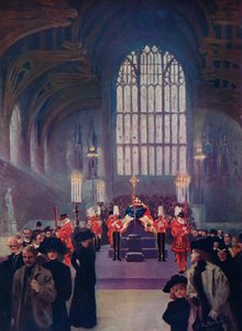 A homenagem de seu povo: Rei Edwards, deitado no estado, Westminster Hall, 16 a 19 de maio de 1910 1911