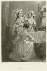 Beleza e vestido de Edward Henry Corbould