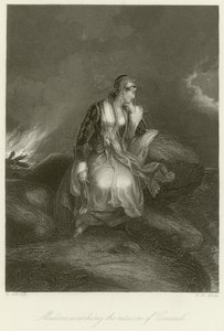 Medora assistindo o retorno de Conrad de Edward Henry Corbould