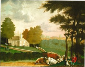 O túmulo de William Penn de Edward Hicks