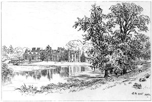 Parque Charlecote, Warwickshire, 1885.