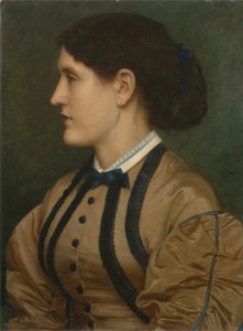 Retrato de Eliza Eastlake (1809-93) 1864 (óleo sobre tela) de Edward John Poynter