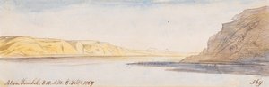 Abou Simbel; 8h10, 8 de fevereiro de 1867 (369) de Edward Lear