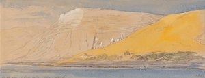 Abu Simbel, 10h30, 9 de fevereiro de 1867 (383) de Edward Lear