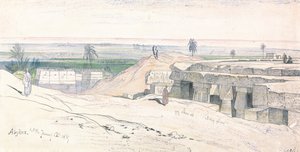 Abydos, 1:00 pm, 12 de janeiro de 1867 (134) de Edward Lear
