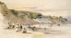 Calendário, 1848 (caneta e tinta e wc no papel) de Edward Lear