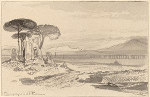 Campo de Roma de Edward Lear