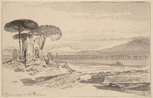 Campo de Roma de Edward Lear