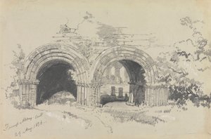 Abadia de Furness East, 29 de Agosto de 1836 de Edward Lear