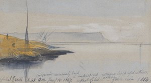 Gebel S. Eredi; 8h45, 10 de janeiro de 1867 (114) de Edward Lear