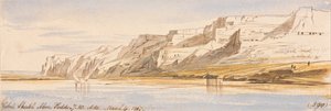 Gebel Sheikh Abu Fodde, 7:30, 4 de março de 1867 (590) de Edward Lear