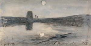 Karnak, 21:30h, 22 de janeiro de 1867 (212) de Edward Lear