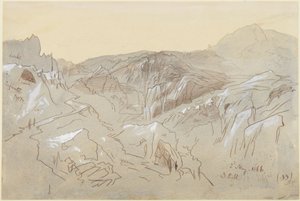 Montanhas da Dalmácia de Edward Lear
