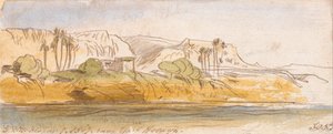 Perto de Garf Hosayn de Edward Lear