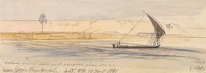 Perto de Gezir Shendowiel de Edward Lear