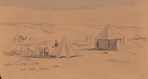 Perto de Khan Yunas de Edward Lear