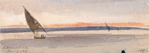 Pôr do sol de Edward Lear