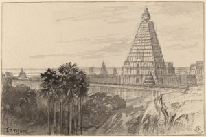 Tanjore, Índia de Edward Lear