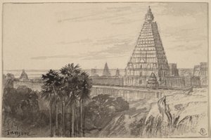 Tanjore, Índia de Edward Lear