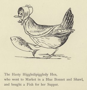A Galinha Higgledipiggledy Apressada de Edward Lear