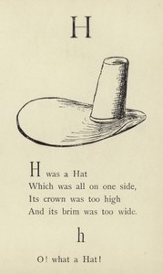 A letra H de Edward Lear