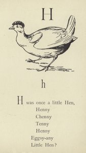 A letra H de Edward Lear