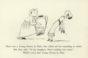 Houve um jovem em Pink, que pediu algo para beber de Edward Lear