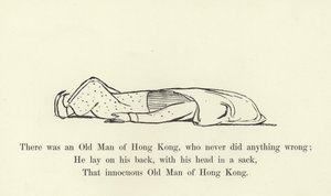 Houve um velho de Hong Kong, que nunca fez nada de errado de Edward Lear