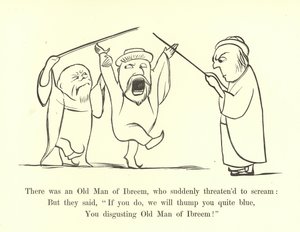Havia um Velho de Ibreem, que de repente ameaçou gritar de Edward Lear