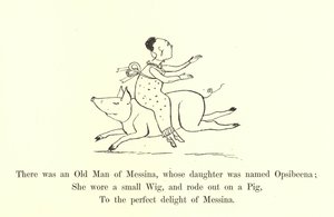 Houve um velho de Messina, cuja filha foi nomeada Opsibeena de Edward Lear