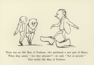 Houve um velho de Toulouse, que comprou um novo par de sapatos de Edward Lear