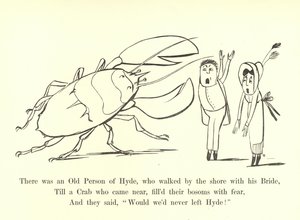 Havia uma pessoa idosa de Hyde, que andou pela praia com sua noiva de Edward Lear