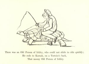 Havia uma pessoa idosa de Ickley, que não podia suportar andar rapidamente de Edward Lear