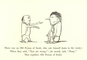 Havia um Velho de Sestri, que se sentou na sacristia de Edward Lear