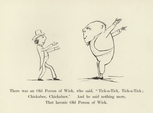Havia um velho de Wick, que dizia: Tick-a-Tick, Tick-a-Tick; Chickabee, Chickabaw de Edward Lear