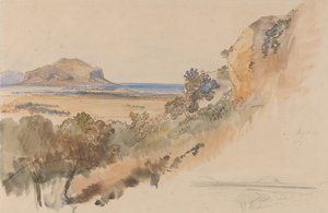 Vista nas proximidades de Palermo de Edward Lear