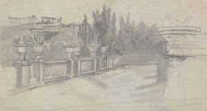 Villa Torlania, anteriormente Villa Conti, Erascati de Edward Lear