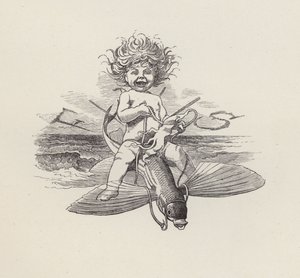 Ilustração para The Water-Babies de Charles Kingsley (gravura) de Edward Linley (after) Sambourne