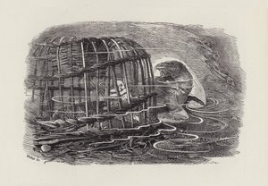 Ilustração para The Water-Babies de Charles Kingsley (gravura) de Edward Linley (after) Sambourne