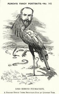 Soco cartoon: Edmond Fitzmaurice de Edward Linley (after) Sambourne