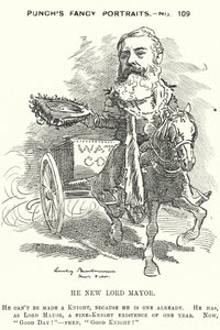 Soco cartoon: Sir Robert Fowler de Edward Linley (after) Sambourne